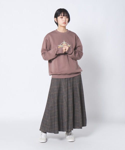 fort point(フォーポイント)の「【FORT POINT/フォートポイント】微起毛チェックスカート(スカート・レディース・ネイビー/スミクロ/ダークブラウン・LARGE/MEDIUM)」の11枚目の写真