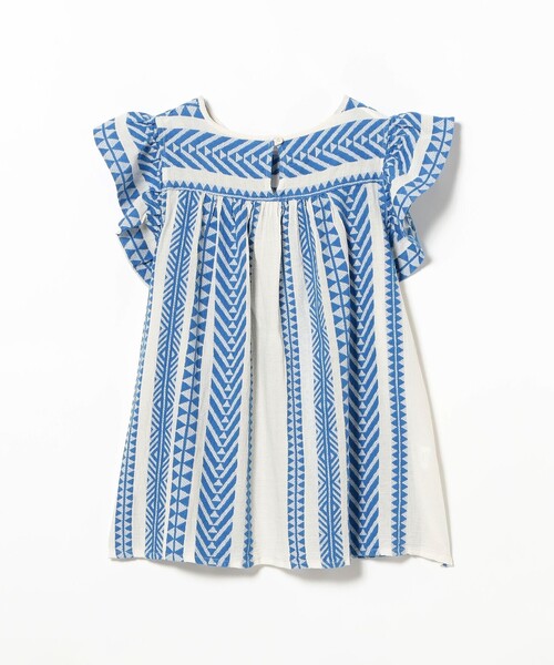 セール】【別注】Devotion TWINS / ブルー ジャカード ブラウス  