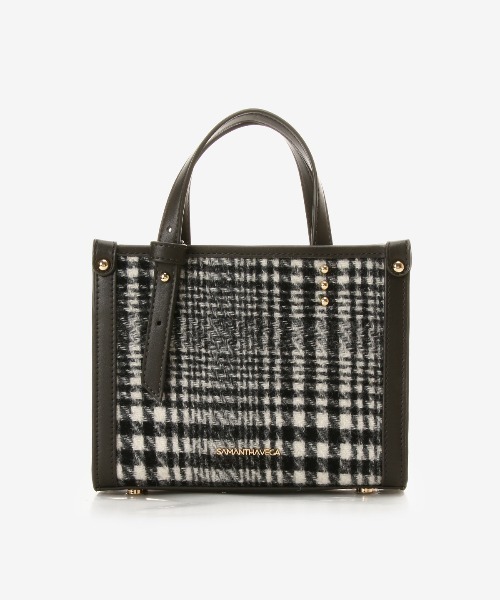 SAMANTHAVEGA(サマンサベガ)の「チェック横型ショルダーバッグ(ショルダーバッグ・レディース・レッド/ブラウン/ブラック・FREE)」の4枚目の写真