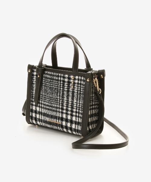 SAMANTHAVEGA(サマンサベガ)の「チェック横型ショルダーバッグ(ショルダーバッグ・レディース・レッド/ブラウン/ブラック・FREE)」の5枚目の写真