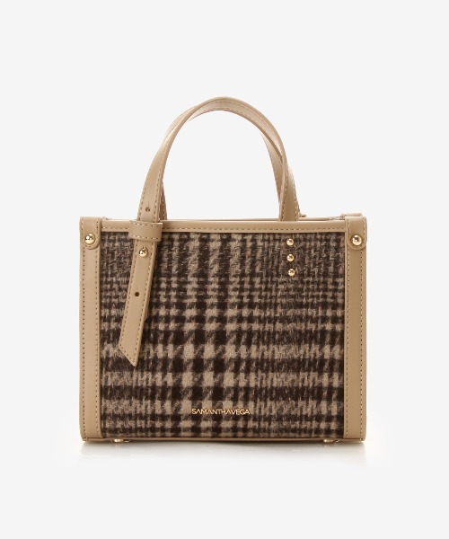 SAMANTHAVEGA(サマンサベガ)の「チェック横型ショルダーバッグ(ショルダーバッグ・レディース・レッド/ブラウン/ブラック・FREE)」の11枚目の写真