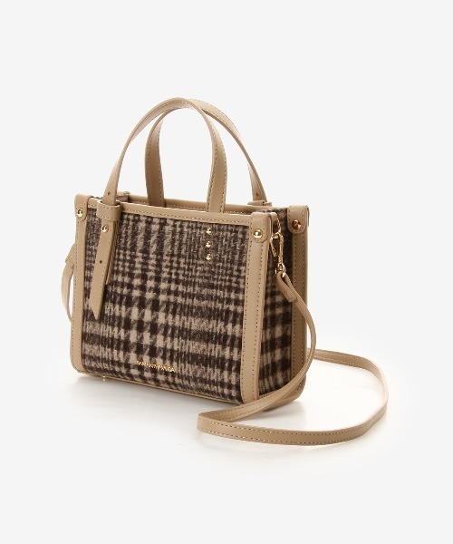 SAMANTHAVEGA(サマンサベガ)の「チェック横型ショルダーバッグ(ショルダーバッグ・レディース・レッド/ブラウン/ブラック・FREE)」の12枚目の写真