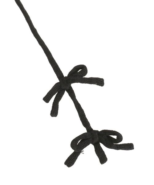 merry jenny（メリージェニー）の「りぼんたくさんヘッドドレス　/　リボンたくさんヘッドドレス（カチューシャ・レディース・ブラック/オフホワイト・FREE）」の12枚目の写真