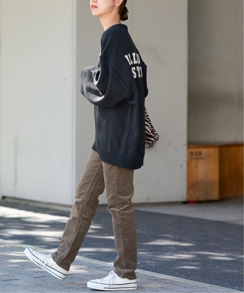JOURNAL STANDARD relume（ジャーナルスタンダード　レリューム）の「《追加2》ストレッチコールスキニー（その他パンツ・レディース・グレー/ベージュ・40/38/36）」の2枚目の写真