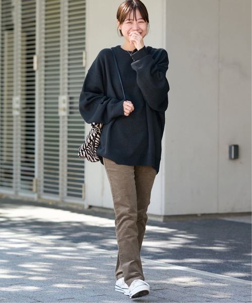 JOURNAL STANDARD relume（ジャーナルスタンダード　レリューム）の「《追加2》ストレッチコールスキニー（その他パンツ・レディース・グレー/ベージュ・40/38/36）」の4枚目の写真