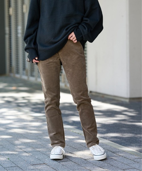 JOURNAL STANDARD relume（ジャーナルスタンダード　レリューム）の「《追加2》ストレッチコールスキニー（その他パンツ・レディース・グレー/ベージュ・40/38/36）」の9枚目の写真