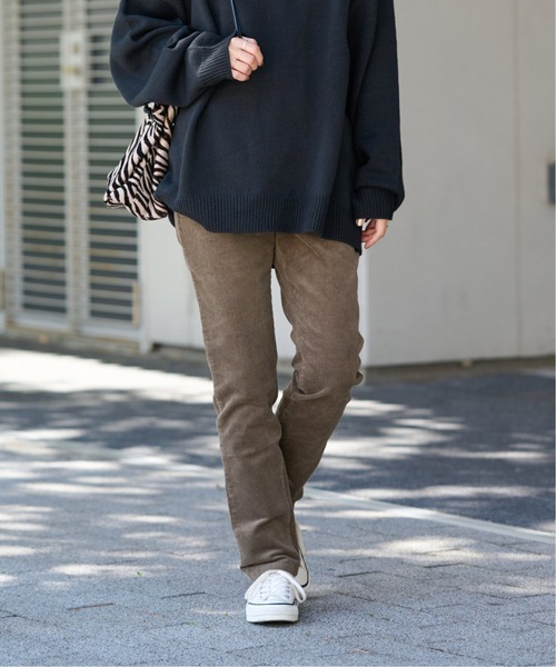 JOURNAL STANDARD relume（ジャーナルスタンダード　レリューム）の「《追加2》ストレッチコールスキニー（その他パンツ・レディース・グレー/ベージュ・40/38/36）」の10枚目の写真