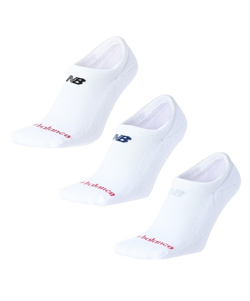 NEW BALANCE(ニューバランス)の「スニーカーレングス3Pソックス(ソックス/靴下・メンズ・その他/ブラック/ホワイト/その他2・MEDIUM/LARGE/X-LARGE)」の2枚目の写真