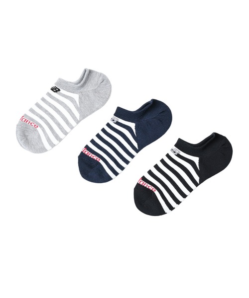 NEW BALANCE(ニューバランス)の「スニーカーレングス3Pソックス(ソックス/靴下・メンズ・その他/ブラック/ホワイト/その他2・MEDIUM/LARGE/X-LARGE)」の8枚目の写真