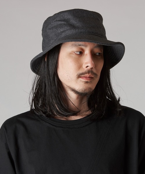 NO ID.(ノーアイディ)の「ウールバケットハット(ハット・メンズ・チャコール/ブラック・ONE SIZE)」の20枚目の写真
