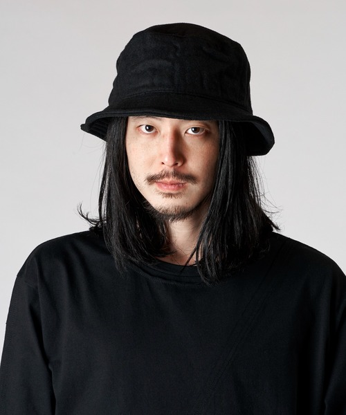 NO ID.(ノーアイディ)の「ウールバケットハット(ハット・メンズ・チャコール/ブラック・ONE SIZE)」の21枚目の写真