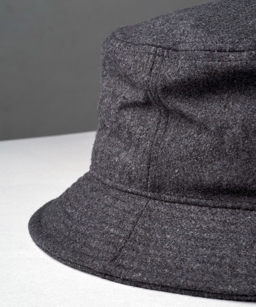 NO ID.(ノーアイディ)の「ウールバケットハット(ハット・メンズ・チャコール/ブラック・ONE SIZE)」の15枚目の写真