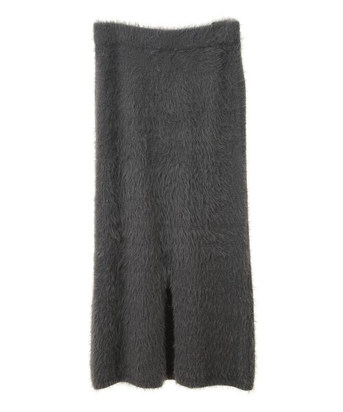 Petit fleur(プチフルール)の「・Petit Fleur シャギーニットスカート(スカート・レディース・チャコールグレー/アイボリー/ブラック・FREE)」の16枚目の写真