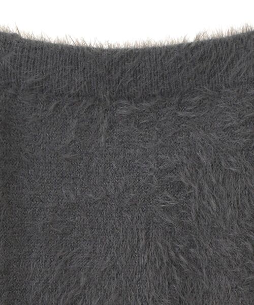 Petit fleur(プチフルール)の「・Petit Fleur シャギーニットスカート(スカート・レディース・チャコールグレー/アイボリー/ブラック・FREE)」の17枚目の写真