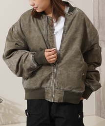 ヴィンテージ加工 パデッド MA-1 / Vintage Finish Padded MA-1
