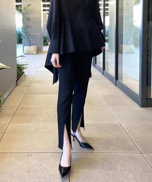 ◇2WAYツイルフロントスリットパンツ（その他パンツ）｜LE PHIL