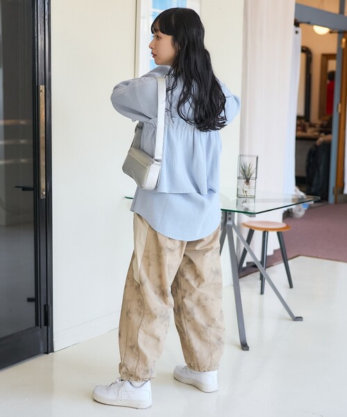 FREAK'S STORE(フリークスストア)の「【セットアイテム】ワッフル ロンTビスチェセット(Tシャツ/カットソー・レディース・オフホワイト/ブラック/サックスブルー/グレー・フリ-)」の11枚目の写真