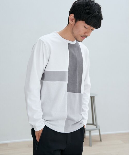 ikka(イッカ)の「【親子コーデ】ブロックスポンチグラデロンT(Tシャツ/カットソー・メンズ・ブラック/ネイビー/グリーン/ホワイト・M/L/XL/S)」の9枚目の写真