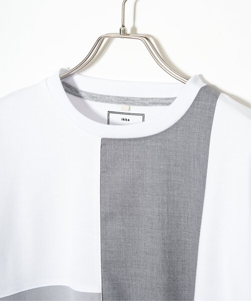 ikka(イッカ)の「【親子コーデ】ブロックスポンチグラデロンT(Tシャツ/カットソー・メンズ・ブラック/ネイビー/グリーン/ホワイト・M/L/XL/S)」の13枚目の写真