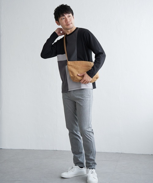 ikka(イッカ)の「【親子コーデ】ブロックスポンチグラデロンT(Tシャツ/カットソー・メンズ・ブラック/ネイビー/グリーン/ホワイト・M/L/XL/S)」の16枚目の写真