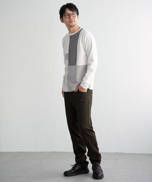 ikka(イッカ)の「【親子コーデ】ブロックスポンチグラデロンT(Tシャツ/カットソー・メンズ・ブラック/ネイビー/グリーン/ホワイト・M/L/XL/S)」の20枚目の写真