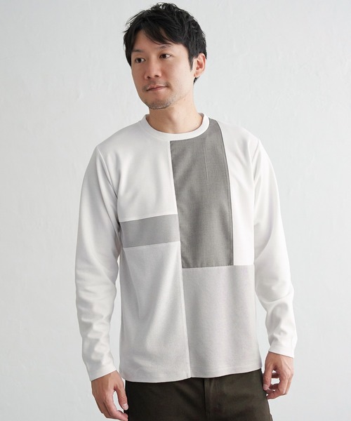 ikka(イッカ)の「【親子コーデ】ブロックスポンチグラデロンT(Tシャツ/カットソー・メンズ・ブラック/ネイビー/グリーン/ホワイト・M/L/XL/S)」の22枚目の写真