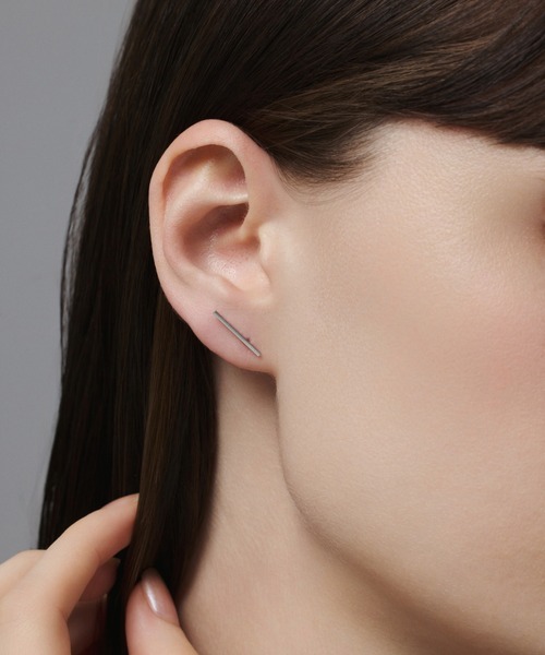 CENE（セネ）の「【CENE】セネ/スリムラインピアス（ピアス（両耳用）・レディース・シルバー/ゴールド・FREE）」の11枚目の写真