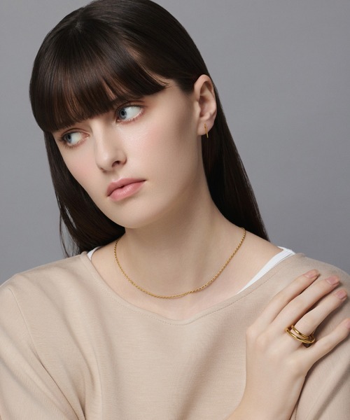 CENE（セネ）の「【CENE】セネ/スリムラインピアス（ピアス（両耳用）・レディース・シルバー/ゴールド・FREE）」の20枚目の写真