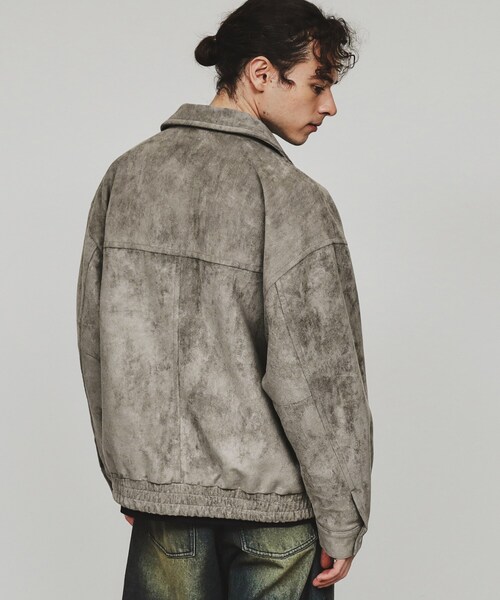 tk.TAKEO KIKUCHI（ティーケータケオキクチ）の「ジップショートブルゾン（ブルゾン・メンズ・ベージュ系/ブラック系・02/03）」の8枚目の写真