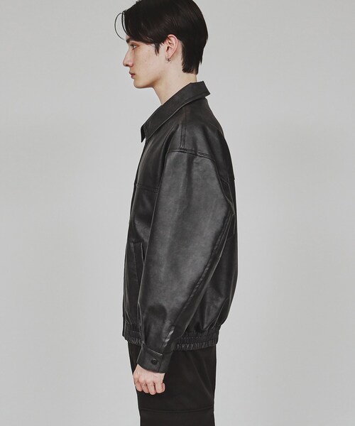 tk.TAKEO KIKUCHI（ティーケータケオキクチ）の「ジップショートブルゾン（ブルゾン・メンズ・ベージュ系/ブラック系・02/03）」の13枚目の写真