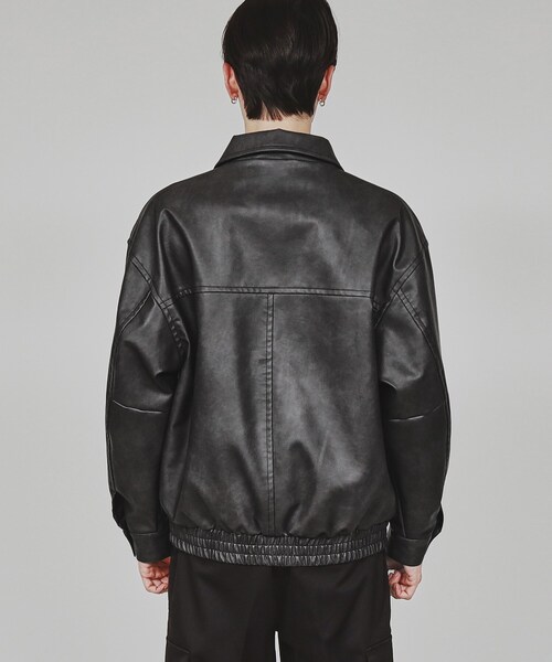 tk.TAKEO KIKUCHI（ティーケータケオキクチ）の「ジップショートブルゾン（ブルゾン・メンズ・ベージュ系/ブラック系・02/03）」の14枚目の写真