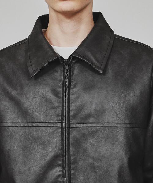 tk.TAKEO KIKUCHI（ティーケータケオキクチ）の「ジップショートブルゾン（ブルゾン・メンズ・ベージュ系/ブラック系・02/03）」の15枚目の写真