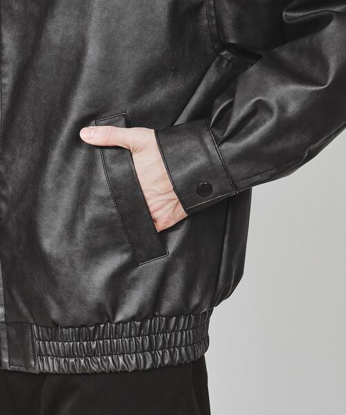 tk.TAKEO KIKUCHI（ティーケータケオキクチ）の「ジップショートブルゾン（ブルゾン・メンズ・ベージュ系/ブラック系・02/03）」の17枚目の写真