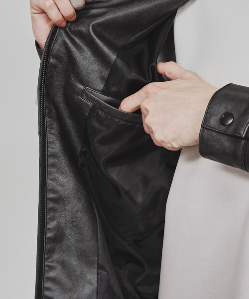 tk.TAKEO KIKUCHI（ティーケータケオキクチ）の「ジップショートブルゾン（ブルゾン・メンズ・ベージュ系/ブラック系・02/03）」の19枚目の写真