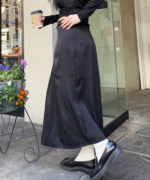 Teem Store(チームストア)の「【ベルト付】タックプリーツロングスカート(スカート・レディース・ブラック/グレー・S/M/L)」の20枚目の写真