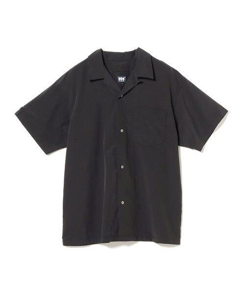 HELLY HANSEN（ヘリーハンセン）の「HELLY HANSEN / ショートスリーブ バスクシャツ （ユニセックス）（シャツ/ブラウス・メンズ・ブラック・S/M/L/XL）」の2枚目の写真