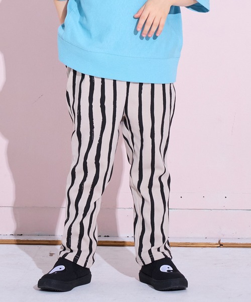 MARKEY'S（マーキーズ）の「ストレッチスキニーパンツ（その他パンツ・キッズ・ストライプ/チャコール/ライトグレー/ブラック/オフホワイト・70/80/90/95/100/110/120/130）」の5枚目の写真