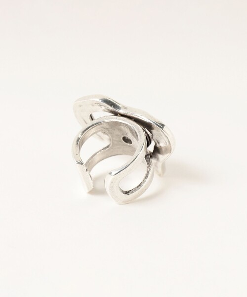 Ray BEAMS(レイビームス)の「Otro Accesorio / ハート ストーン リング(リング・レディース・ホワイト/レッド・ONE SIZE)」の3枚目の写真