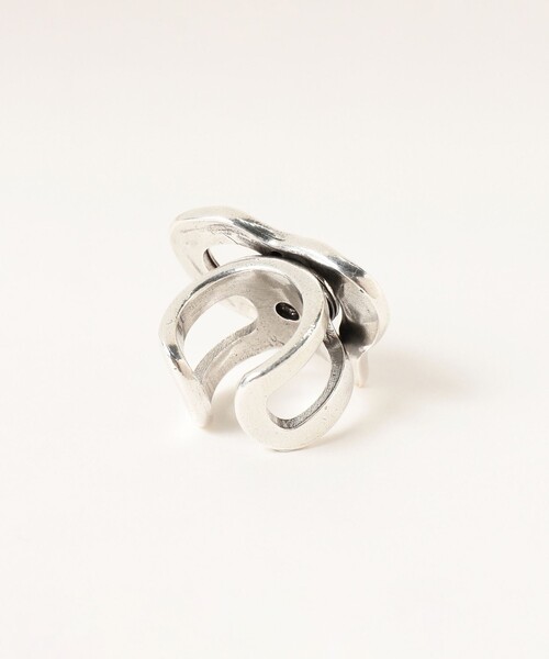 Ray BEAMS(レイビームス)の「Otro Accesorio / ハート ストーン リング(リング・レディース・ホワイト/レッド・ONE SIZE)」の6枚目の写真