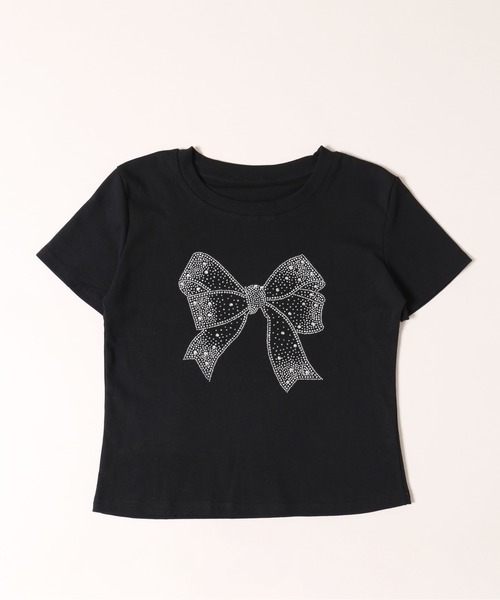 PHILLY（フィリー）の「【プチプラ\2199★】リボンストーンロゴTシャツ（Tシャツ/カットソー・レディース・ホワイト/ブラック・FREE）」の13枚目の写真