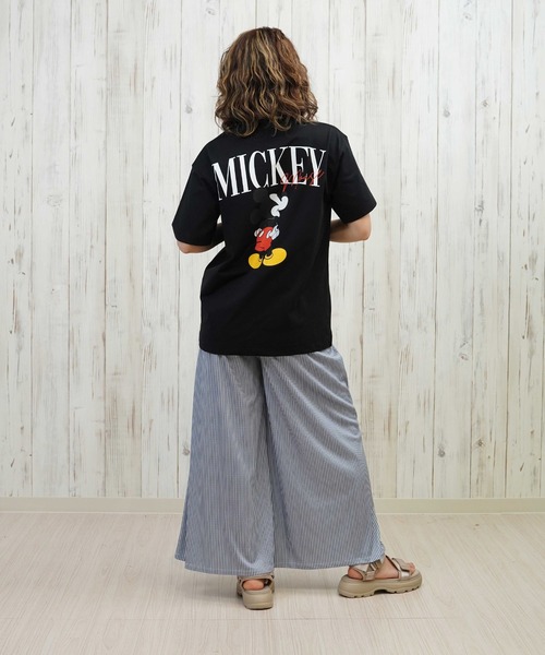 ANTIBAL（アンティバル）の「ANTIBAL/アンティバル ミッキーマウス/UVケアラッシュガード 253AN2ST572（Tシャツ/カットソー・レディース・ブラック/ネイビー/ホワイト・FREE）」の8枚目の写真