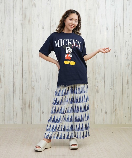 ANTIBAL（アンティバル）の「ANTIBAL/アンティバル ミッキーマウス/UVケアラッシュガード 253AN2ST572（Tシャツ/カットソー・レディース・ブラック/ネイビー/ホワイト・FREE）」の9枚目の写真