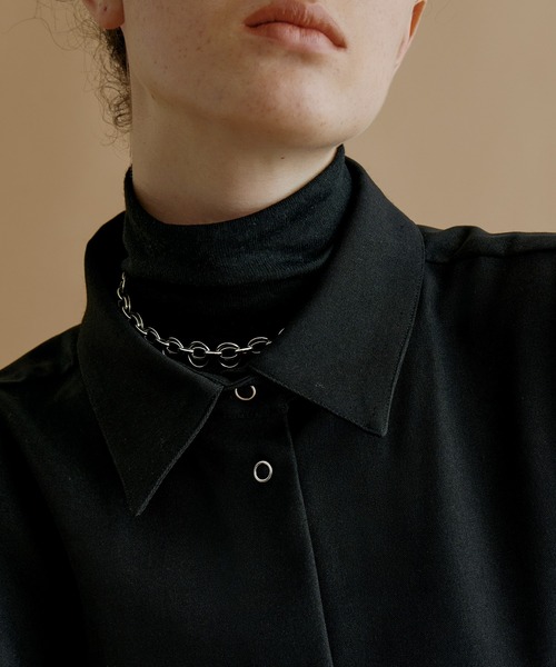 kiehtova(キエトヴァ)の「【kiehtova】OVAL CHAIN NECKLACE/オーバルチェーンネックレス KT14(ネックレス・レディース・ゴールド/シルバー・FREE)」の6枚目の写真