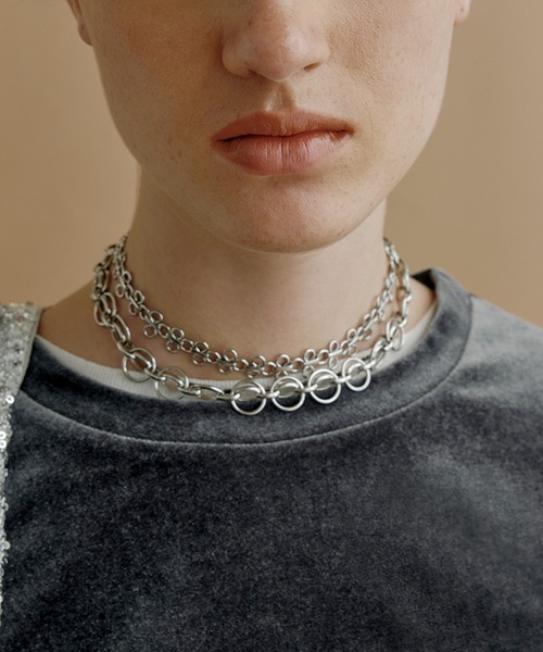 kiehtova(キエトヴァ)の「【kiehtova】OVAL CHAIN NECKLACE/オーバルチェーンネックレス KT14(ネックレス・レディース・ゴールド/シルバー・FREE)」の5枚目の写真