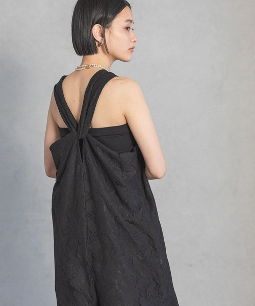 サロペット・オーバーオール・オールインワン theredthread S drape romper THEREDTHREAD / ザレッドスレッド】S drape romper