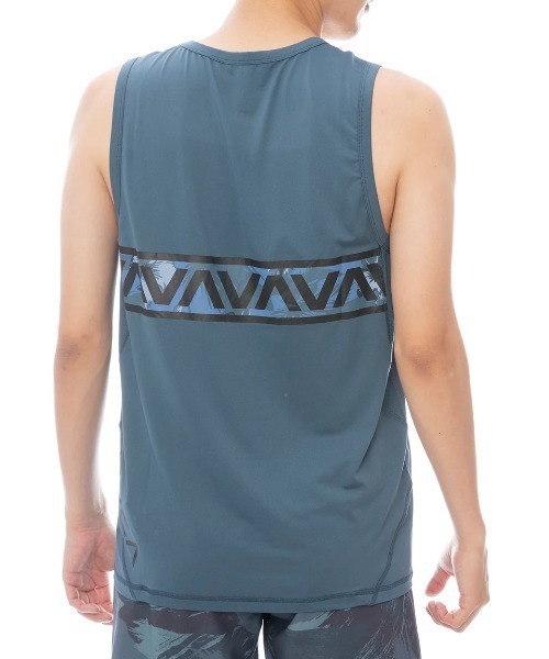 RVCA（ルーカ）の「RVCA メンズ HAWAII SPORT VENT SL タンクトップ 【2025年春夏モデル】/ルーカロゴタンクトップ（タンクトップ・メンズ・ブルー系その他・SMALL/MEDIUM/LARGE/X-LARGE）」の5枚目の写真
