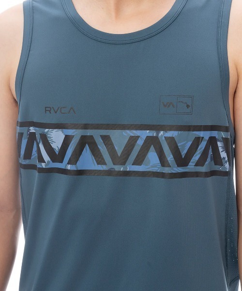 RVCA（ルーカ）の「RVCA メンズ HAWAII SPORT VENT SL タンクトップ 【2025年春夏モデル】/ルーカロゴタンクトップ（タンクトップ・メンズ・ブルー系その他・SMALL/MEDIUM/LARGE/X-LARGE）」の4枚目の写真