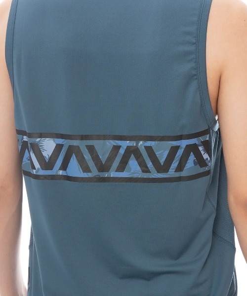 RVCA（ルーカ）の「RVCA メンズ HAWAII SPORT VENT SL タンクトップ 【2025年春夏モデル】/ルーカロゴタンクトップ（タンクトップ・メンズ・ブルー系その他・SMALL/MEDIUM/LARGE/X-LARGE）」の3枚目の写真