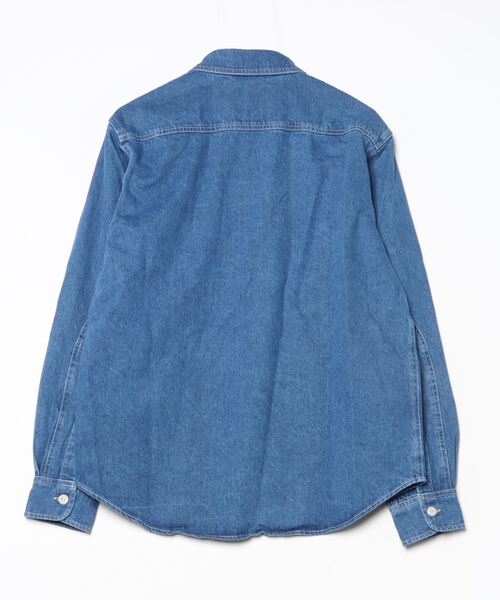 FUNALIVE(ファンアライブ)の「ALCARZA 10oz デニムシャツ(シャツ/ブラウス・メンズ・ネイビー/ブラック/サックスブルー/ブルー・XL/L/M)」の20枚目の写真