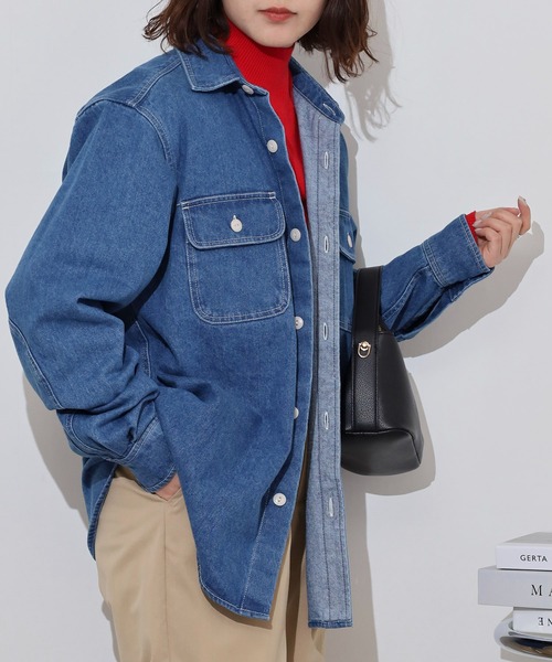 FUNALIVE(ファンアライブ)の「ALCARZA 10oz デニムシャツ(シャツ/ブラウス・メンズ・ネイビー/ブラック/サックスブルー/ブルー・XL/L/M)」の7枚目の写真